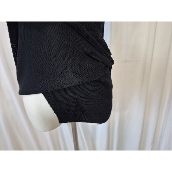 Brochu Walker Black Ribbed Sleeveless Cotton Blend Top Small - Picture 5 of 11